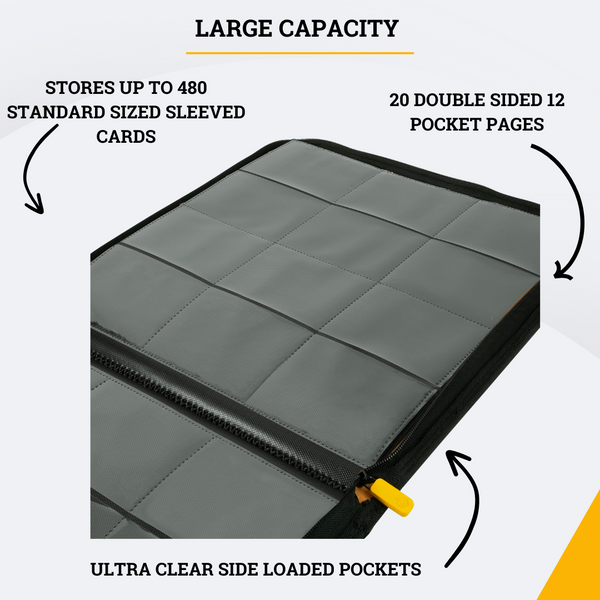 how many cards does a 12 pocket binder hold Premium for up to 480 You can even double Yugioh Ancient Gear Deck Product Category_One Piece Spot:R7