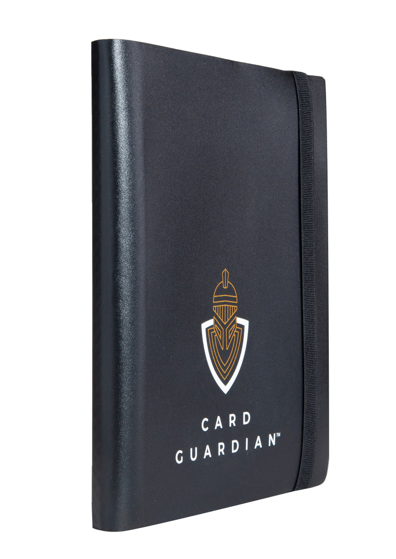 Card Guardian - 4 Pocket Trading Card Binder (Black)