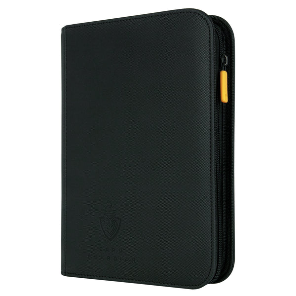 card guardian 4 pocket binder Premium For 160 Cards (Black) | Zipper Closure and Side Loaded Pockets Product Type:Card Sleeves costumes quality zip Audi phone box |