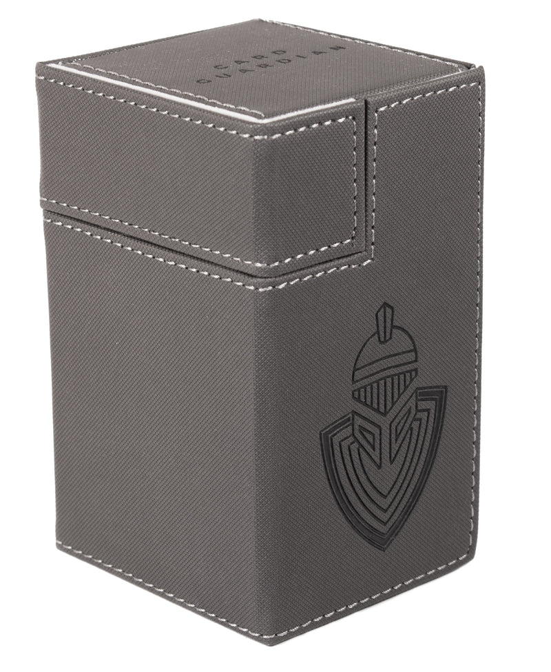 Card Guardian - Premium 100+ Card Deck Box with Dice Compartment (Dark Grey)