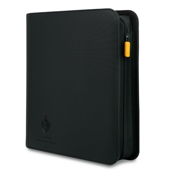 Card Guardian - Toploader 4 Pocket Premium Binder with Zipper for 160 Cards - Side Loaded Pockets - Compatible with Sports and Trading Cards TCG