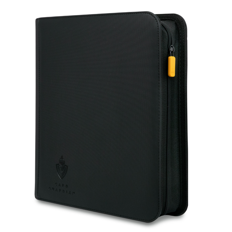 hard case card binder Card Guardian Toploader 4 Pocket Premium Binder with Zip for 160 Cards Side Loaded Pockets Compatible with TCG Spo