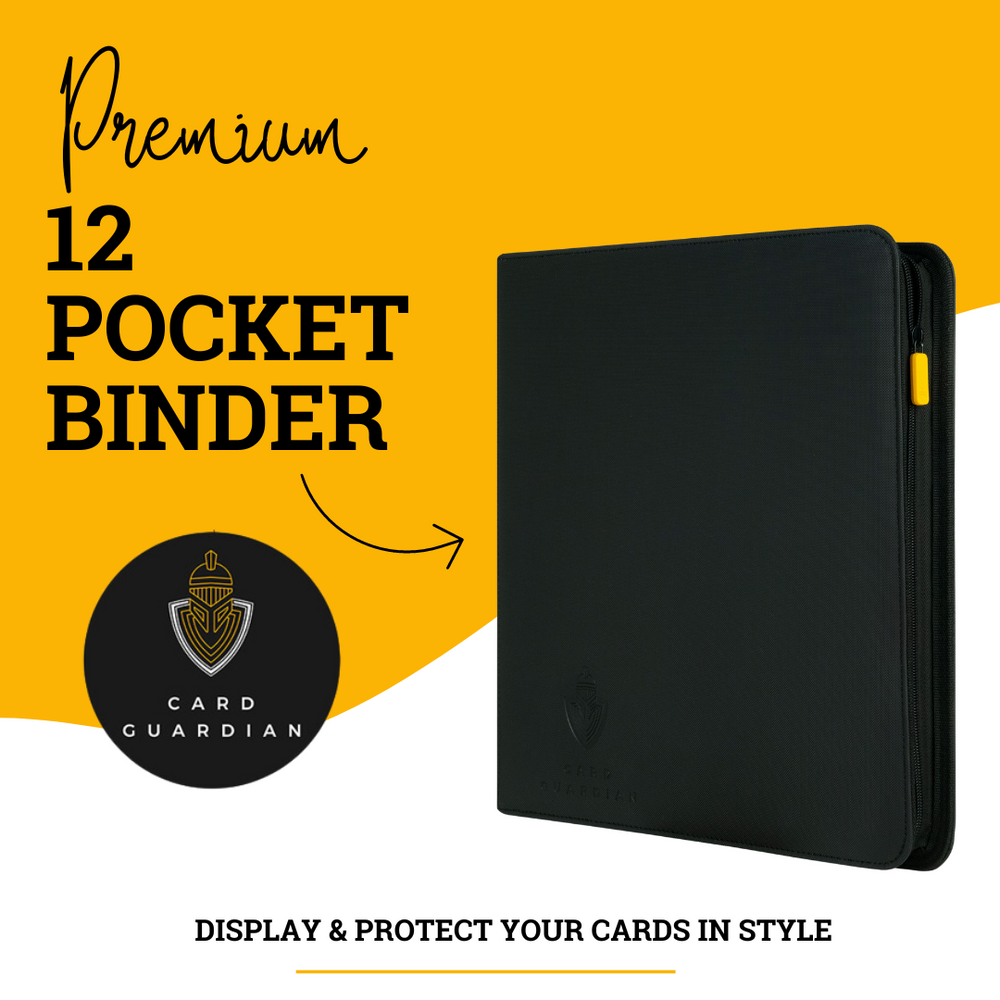 Premium 12 Pocket Binder for up to 480 Cards | Card Guardian Premium 12 Pocket Binder for up to 480 Cards | Card Guardian
