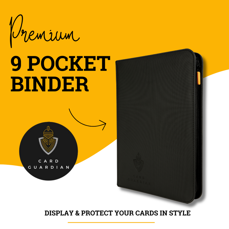 Card Guardian - 9 Pocket Premium Binder with Zipper for 360 Cards