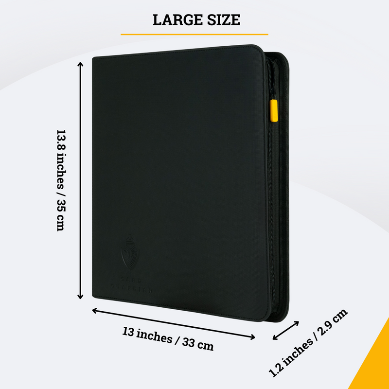 12 pocket trading card binder page measurement Premium 12 Pocket Binder for up to 480 Cards