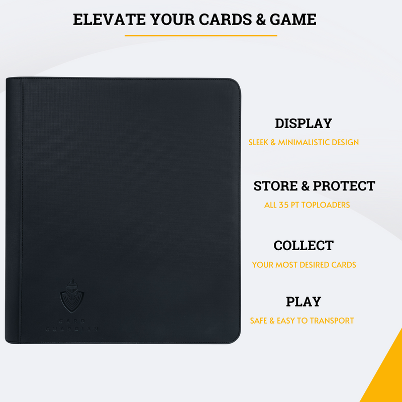 Card Guardian 9-Pocket Premium Binder with Zipper Card Guardian 9-Pocket Premium Binder with Zipper