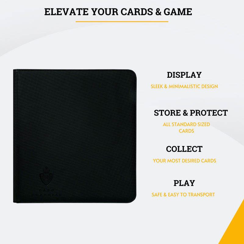 Card Guardian - Premium 12 Pocket Binder for up to 480 Cards