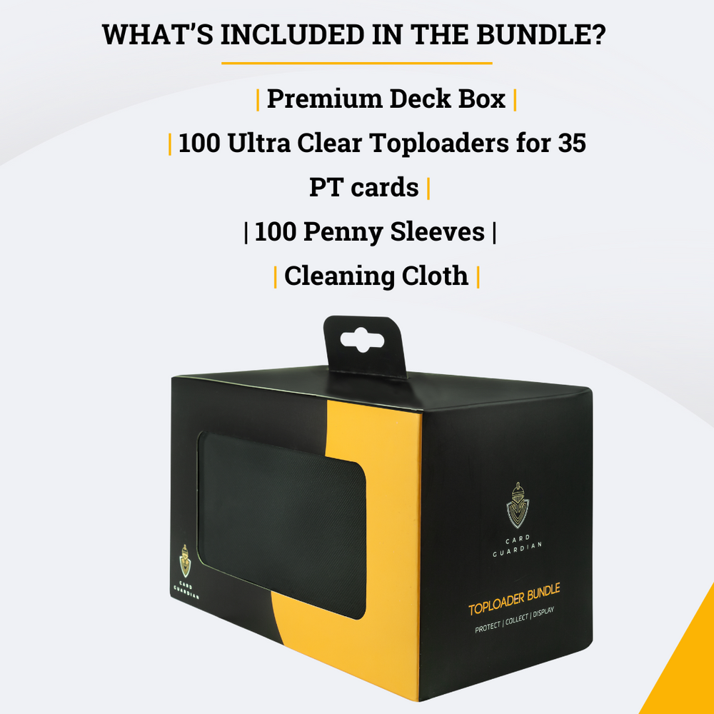 Clear Plastic Toploader Storage Box – Holds 100 Toploaders, Stackable & See-Through