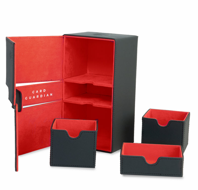 Kitguard Trading Card Storage Box with 200 Hard Plastic Card