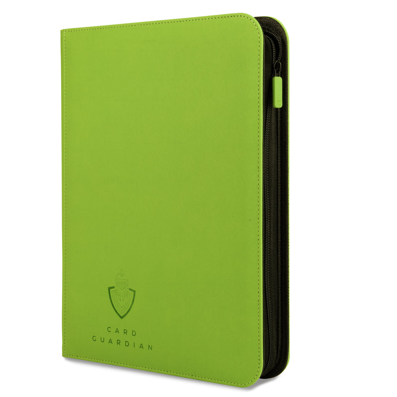 card guardian binder 9 Pocket Premium Binder with Zipper for 360 Cards| Card Guardian